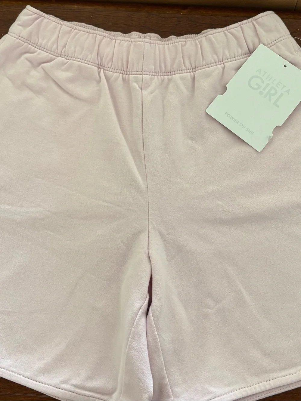 NWT Athleta Girl All Day Soccer Short Halo/Pink, Size M 8/10 - Picture 3 of 8